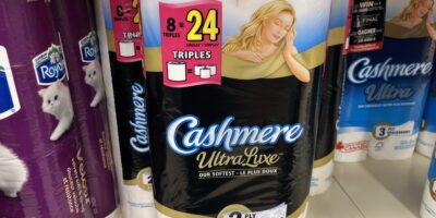 Cashmere Ultra luxe toilet paper Made in Canada
