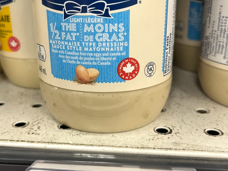 Hellmann’s Mayo Made in Canada 🇨🇦