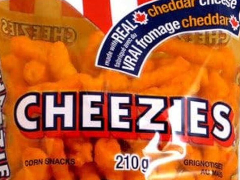 Hawkins Cheezies made in Canada