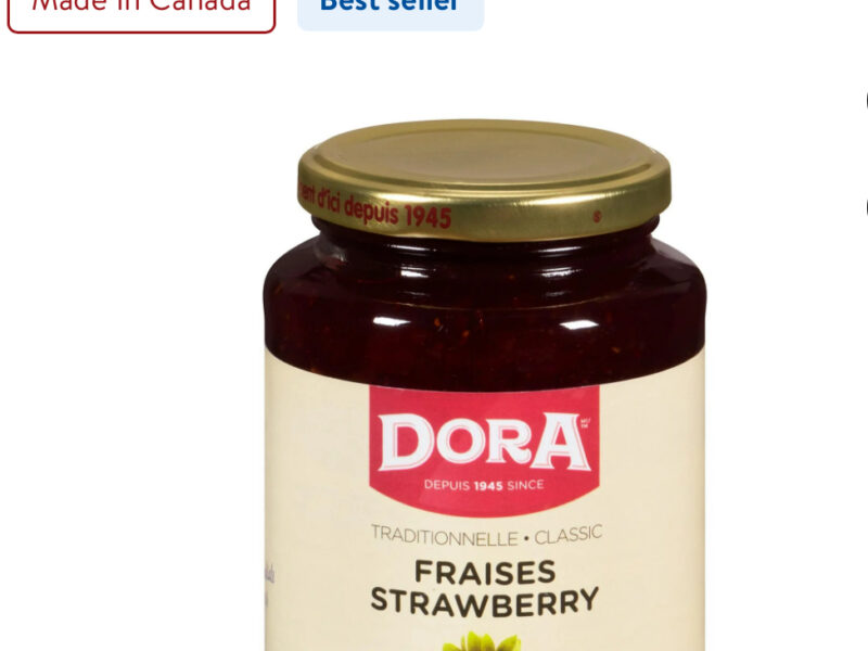 DORA CLASSIC STRAWBERRY JAM WITH PECTIN, DORA STRAWBERRY